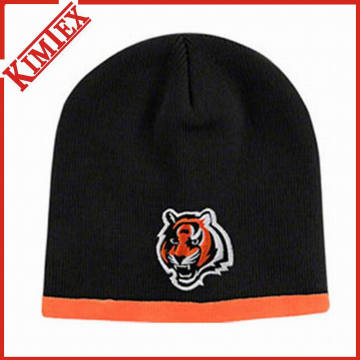 Polar Fleece Lined Reversible Beanie Hat (kimtex-309)